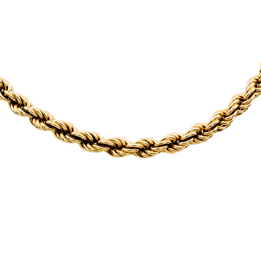 9ct gold (Hollow) 10.6g 18 inch rope Chain